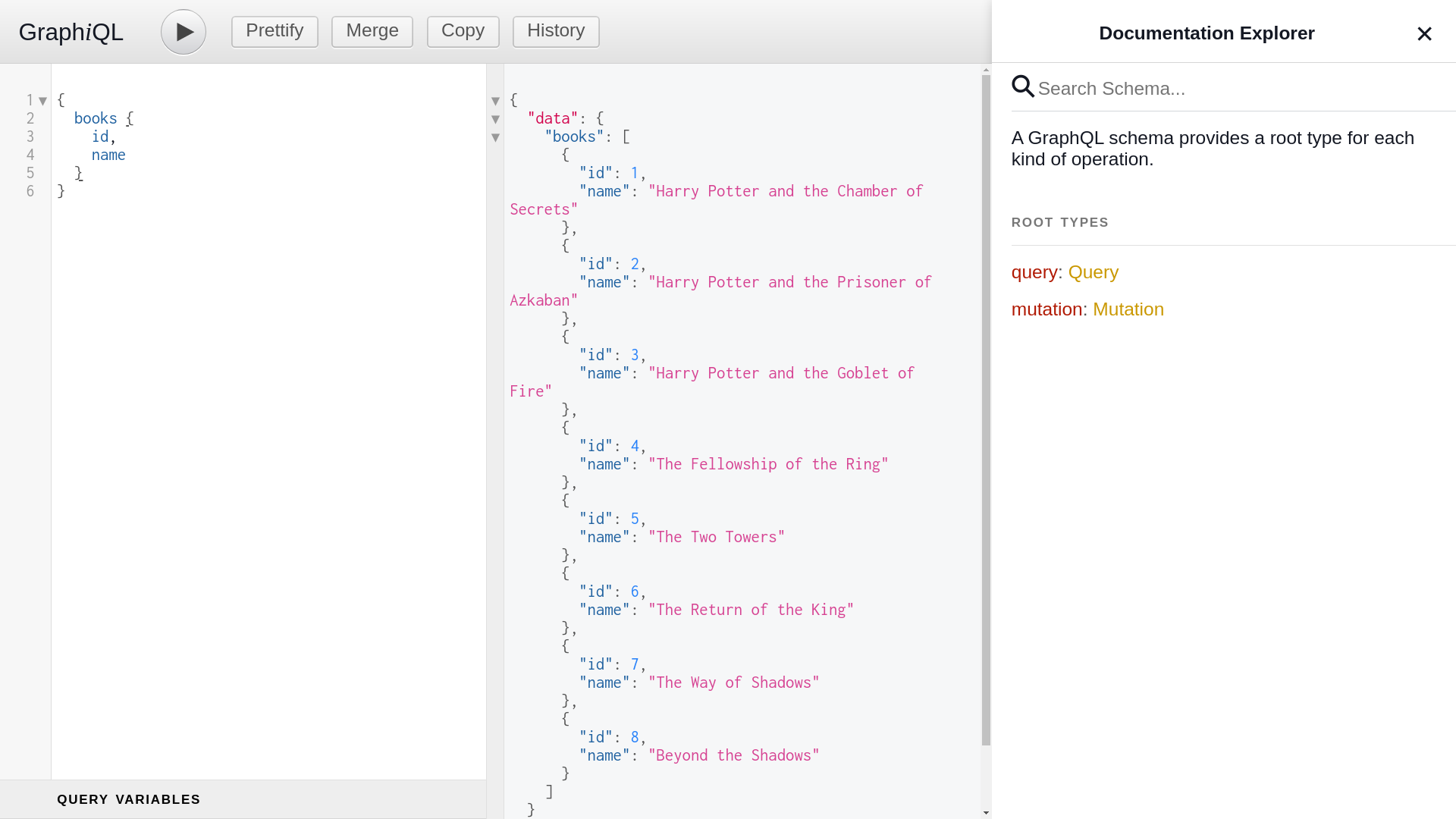 first nodejs graphql