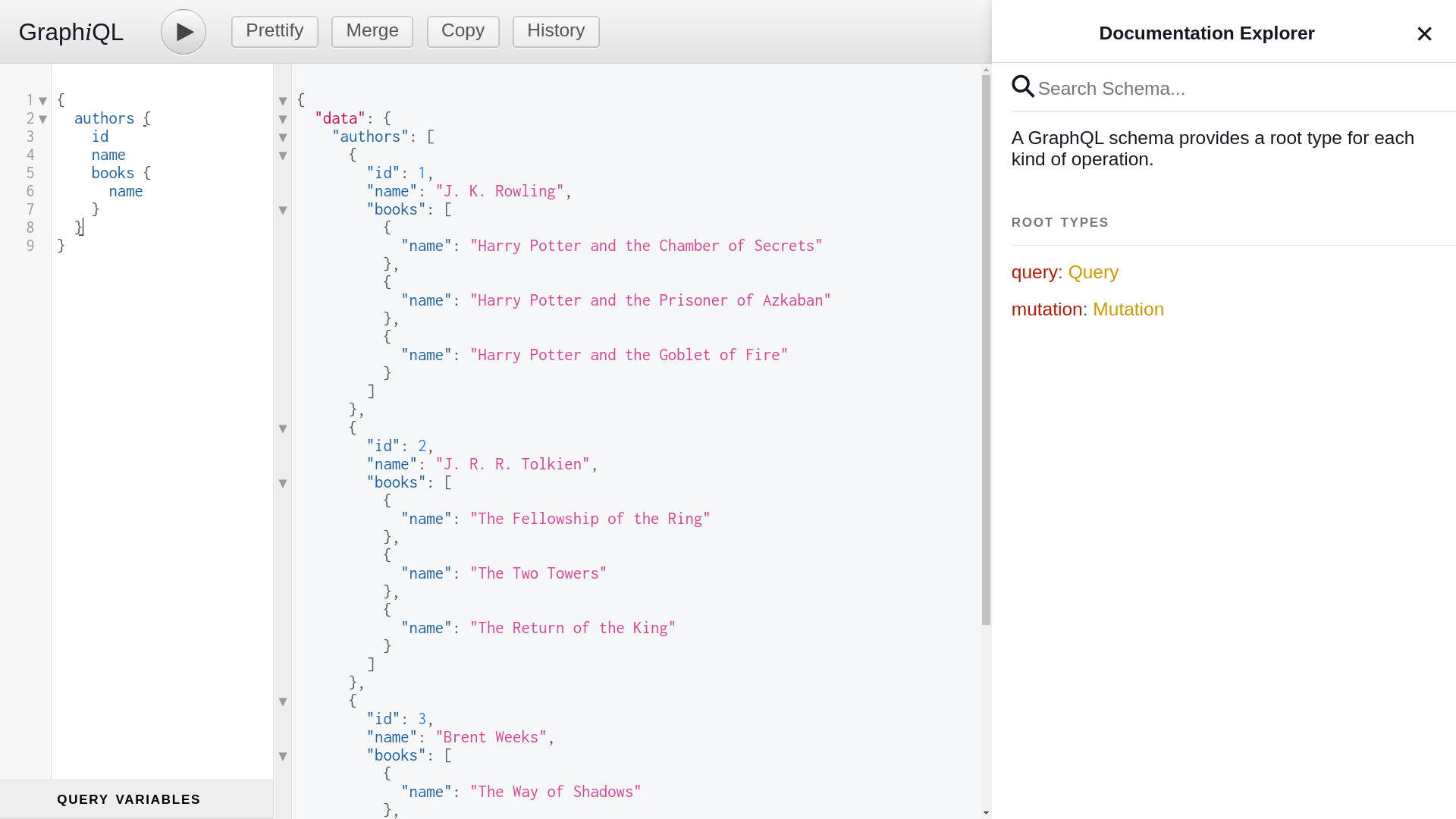 first nodejs graphql