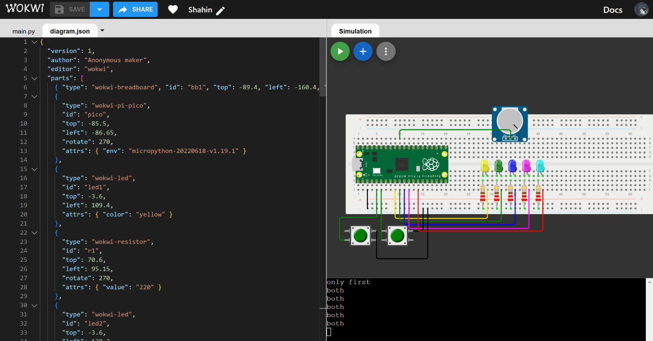LED Control Project with Raspberry Pi Pico