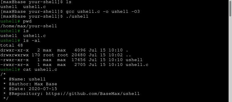 ushell shell tool
