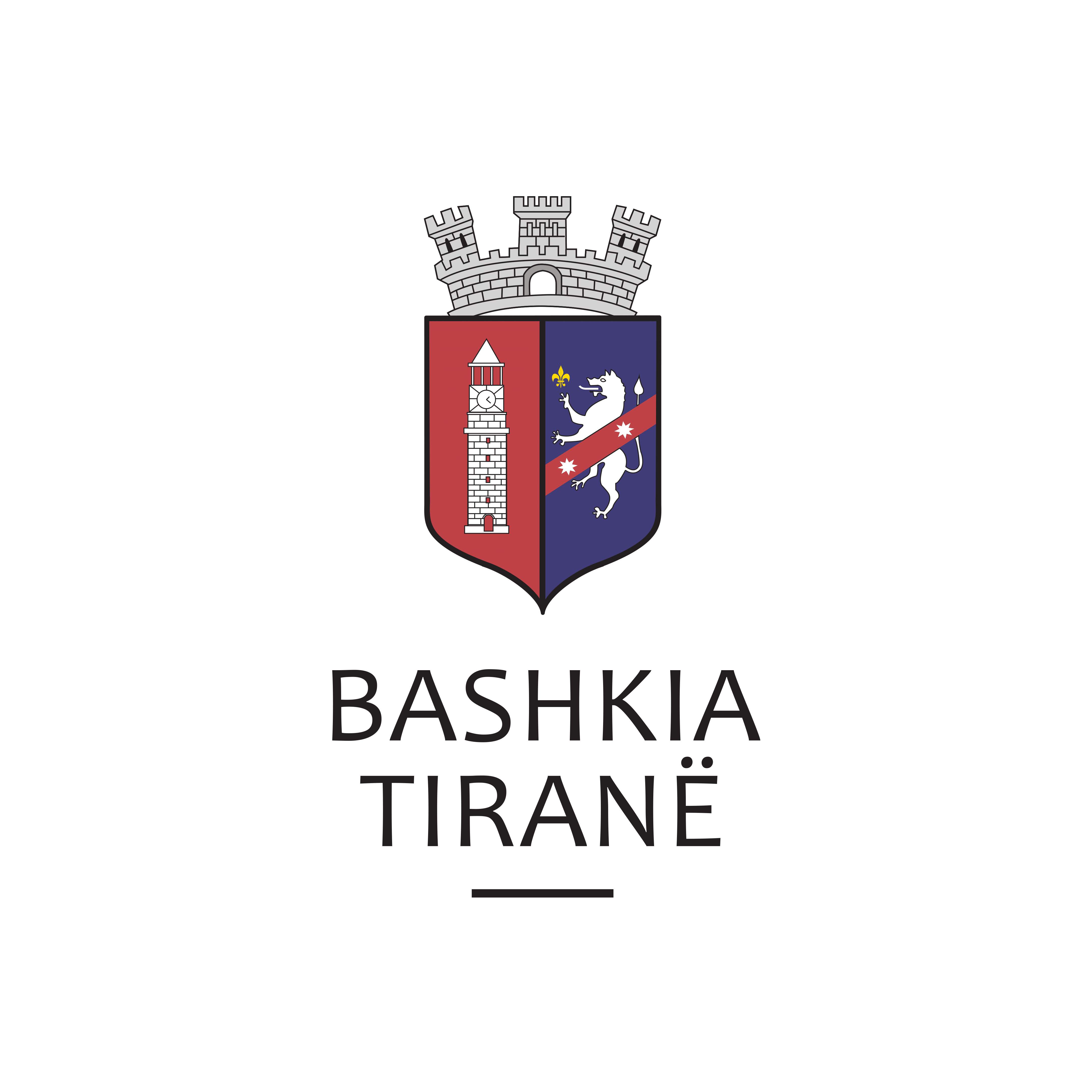 This is the official logo of the City of Tirana.