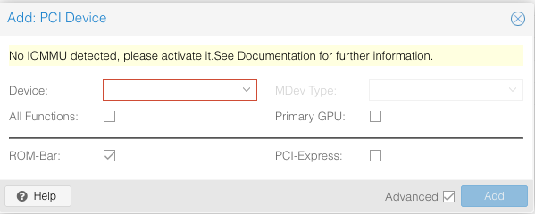 No IOMMU detected error while adding PCI device to L2 VM