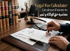 Calculateur d'honoraires d'avocat et de timbres fiscaux (selon la réglementation iranienne)