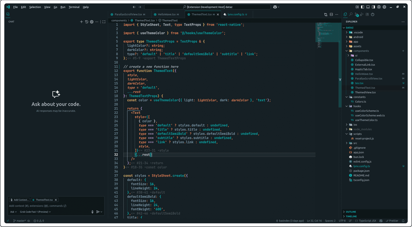 NIGHT Theme Screenshot