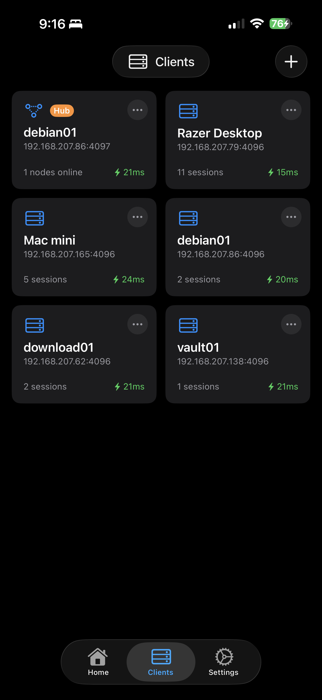 muxd mobile - node picker