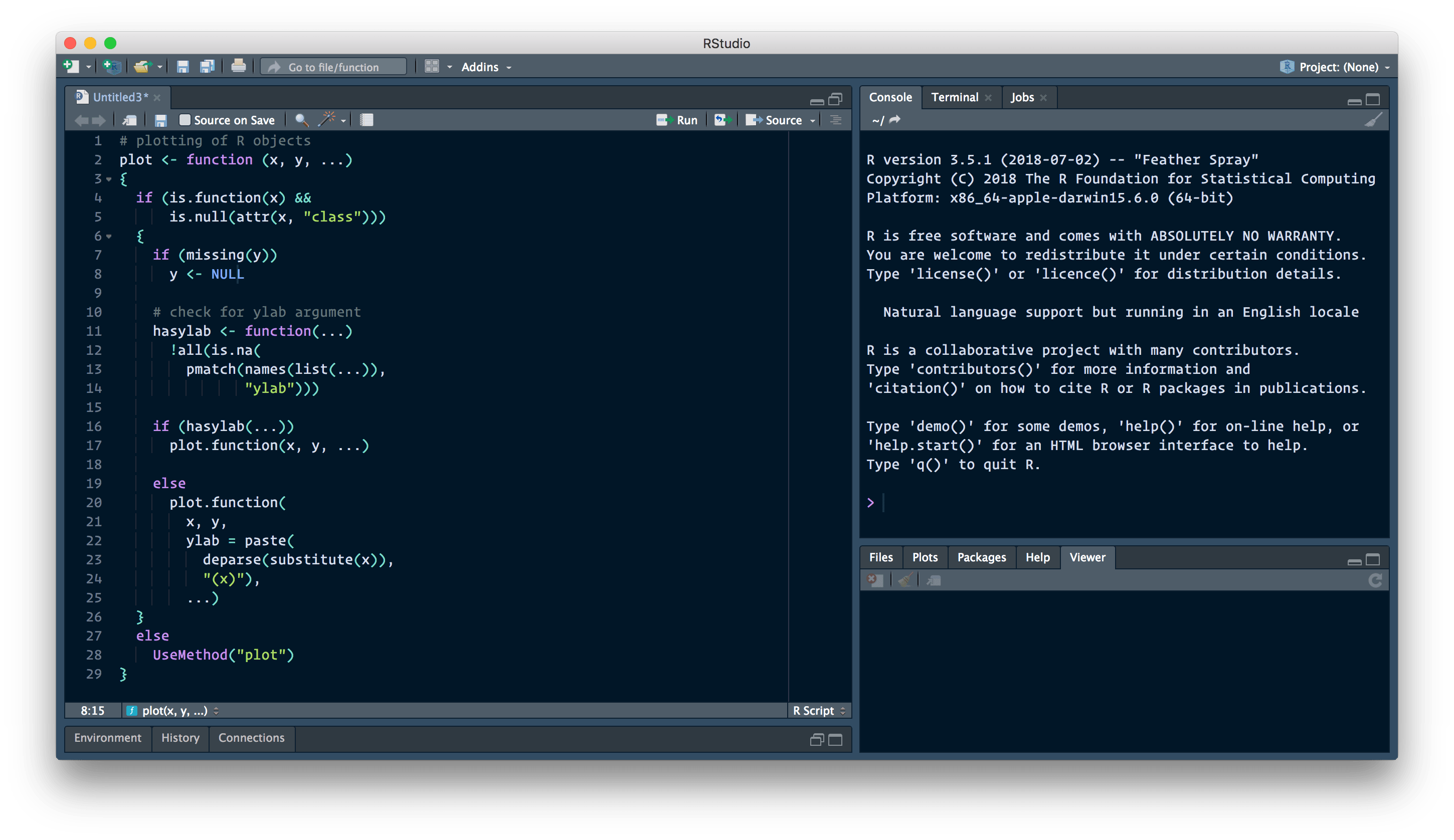 Темная тема для code Basics. Ace Editor Themes. Night Owl Theme Visual Studio. Radiant r script. Plot script
