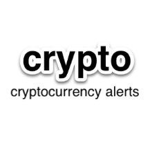 crypto Cryptocurrency alerts.