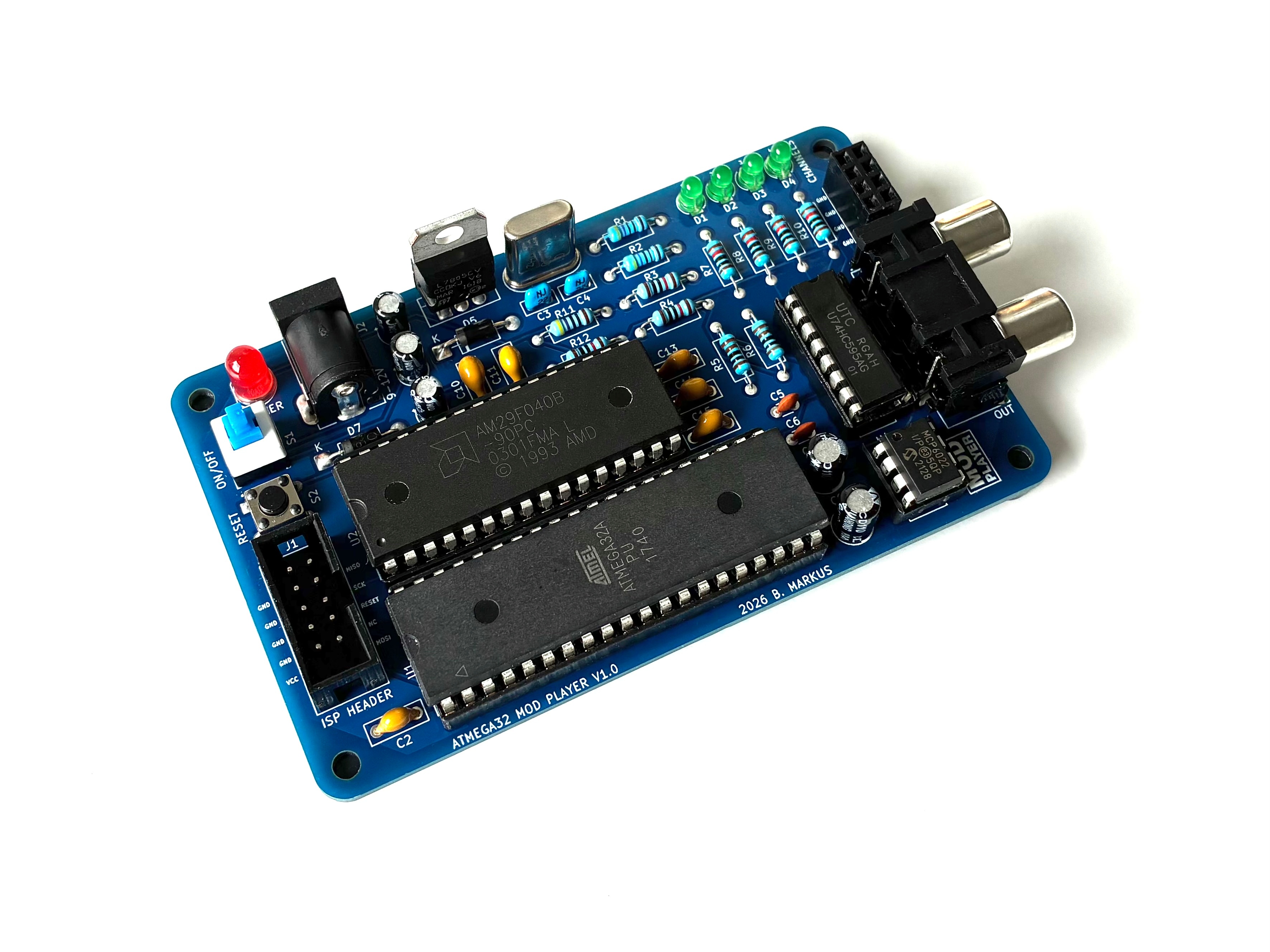Avr mod player, from the project README