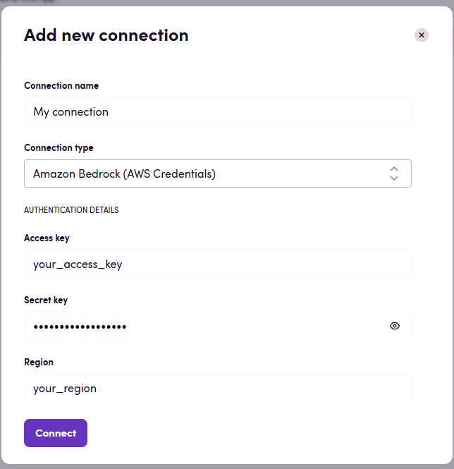 Amazon Bedrock AWS Creds