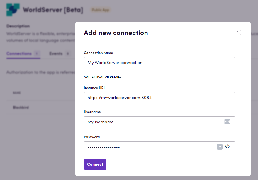 WorldServer | Blackbird docs