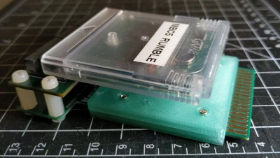 MegaDuck Adapter with a game boy cart connected