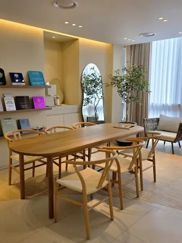 Clinic consultation lounge and awards