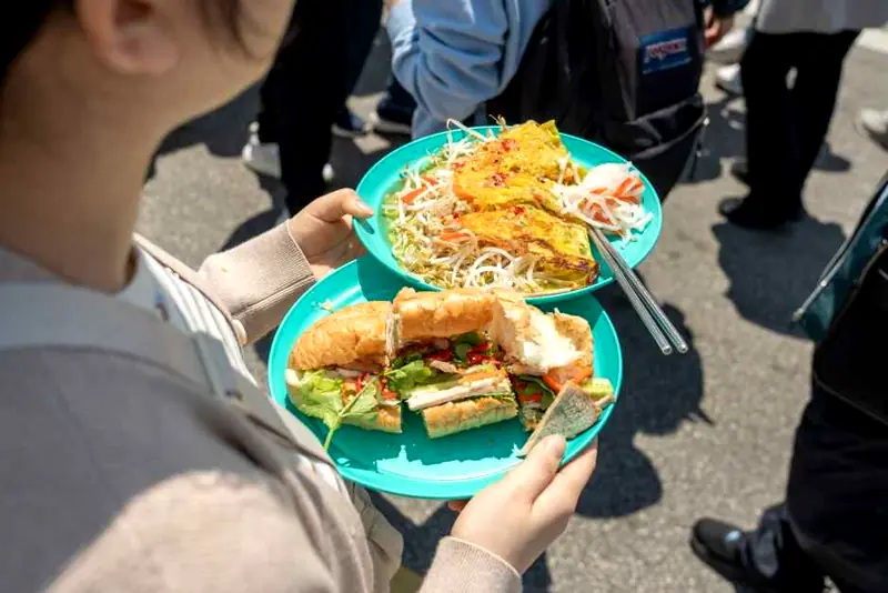 Banh Mi and Vietnamese pancakes