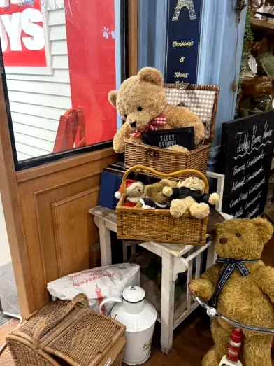 Teddy bears entrance display whimsical