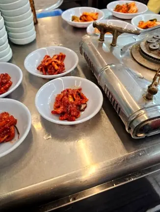 Korean side dishes kimchi spicy