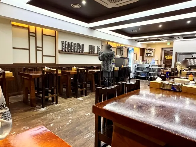 Clean restaurant interior