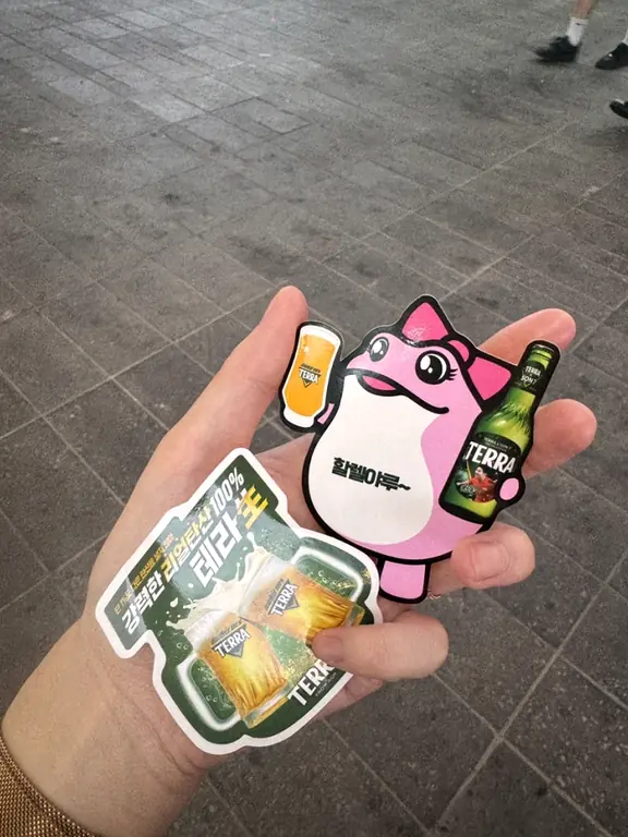 Terra beer festival character stickers