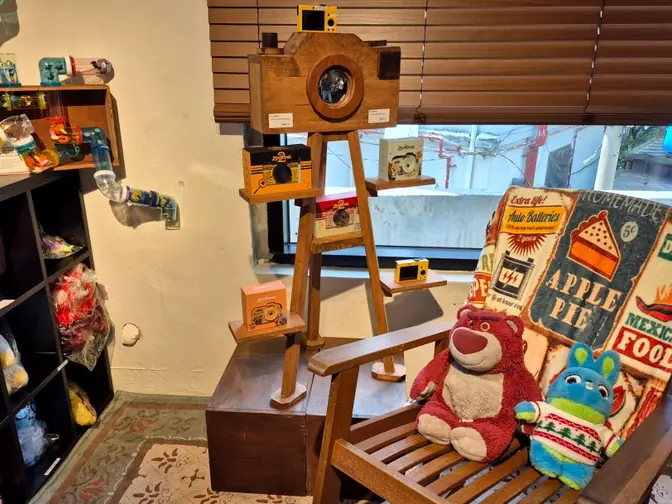 Toy Story themed living room interior