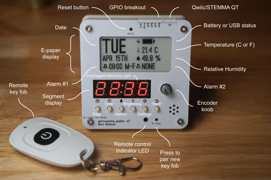 Alarm, from the project README