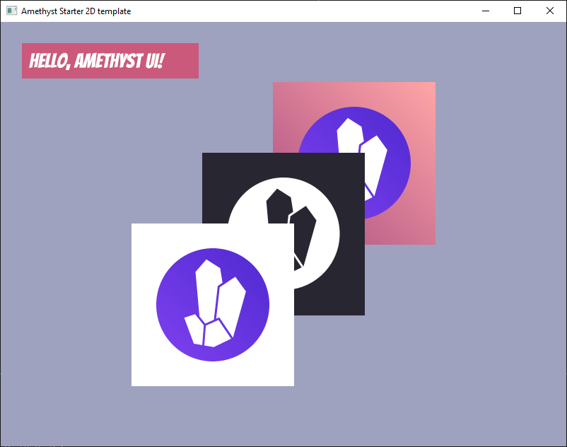 Amethyst 2D starter template