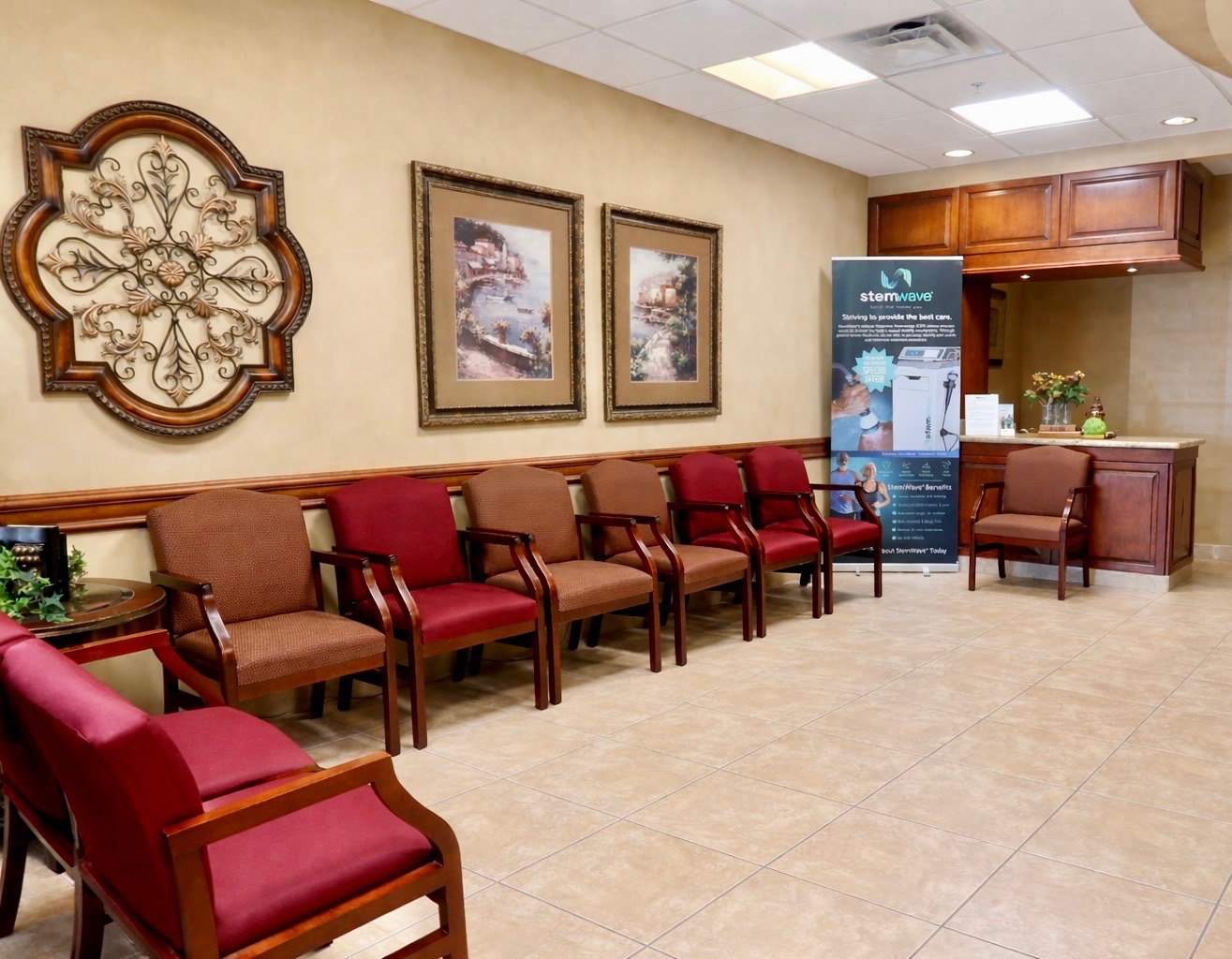 Greenfield Family Medicine waiting room in Mesa, Arizona