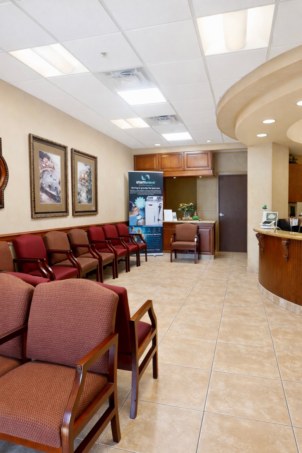 Warm medical consultation room