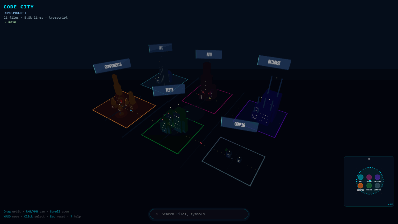 Explore the city with keyboard controls