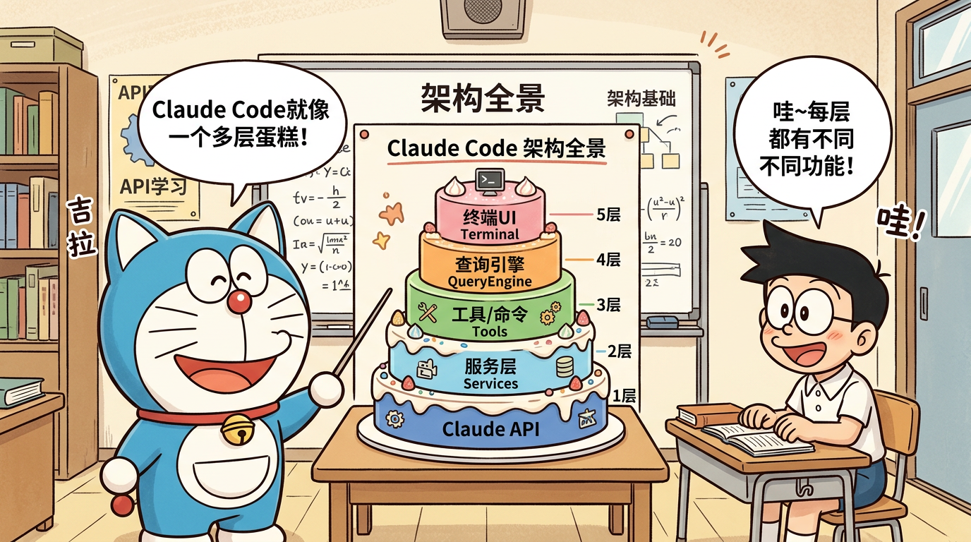 Claude Code 架构漫画