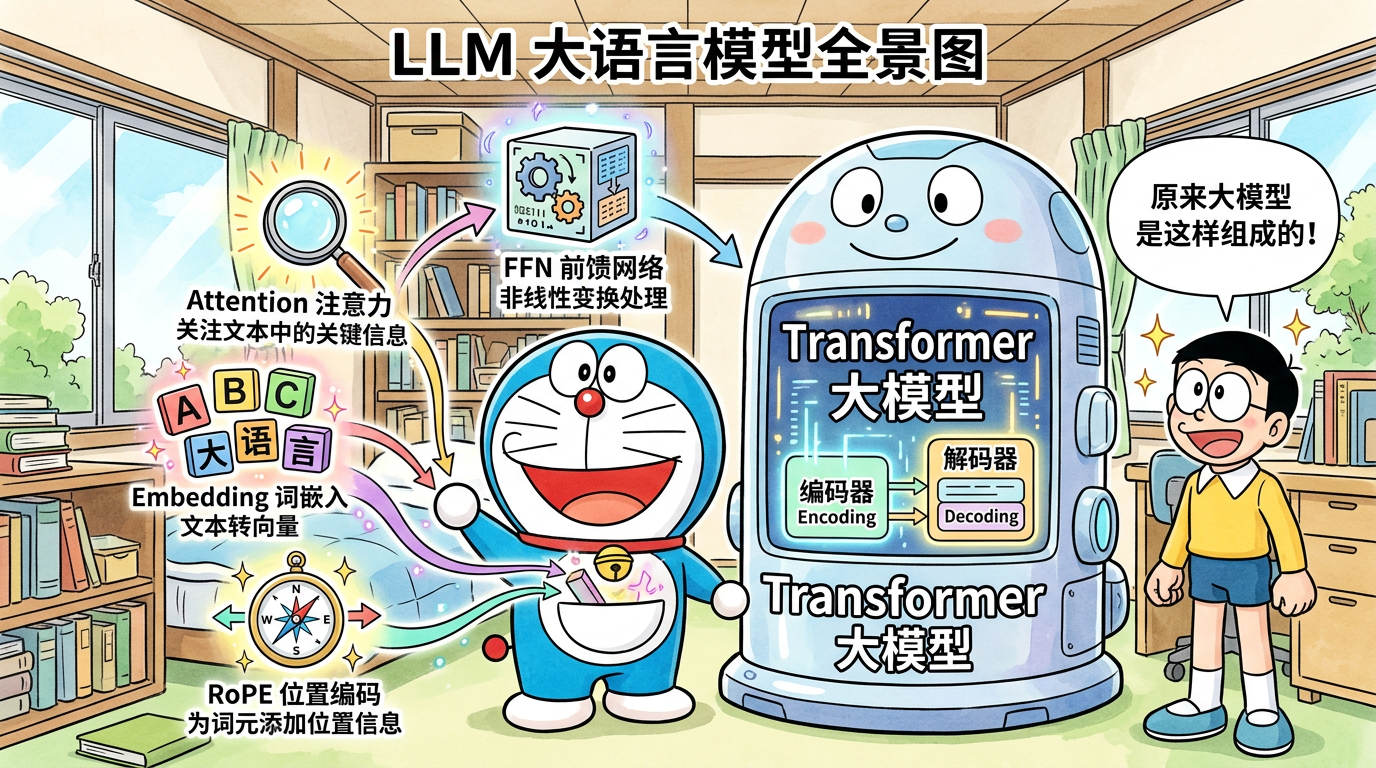 LLM 概览漫画