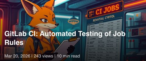 🦊 GitLab CI: Automated Testing of Job Rules