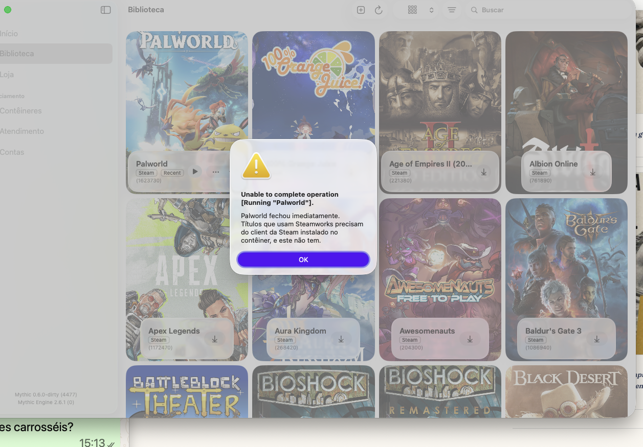 Library with 103 Steam games