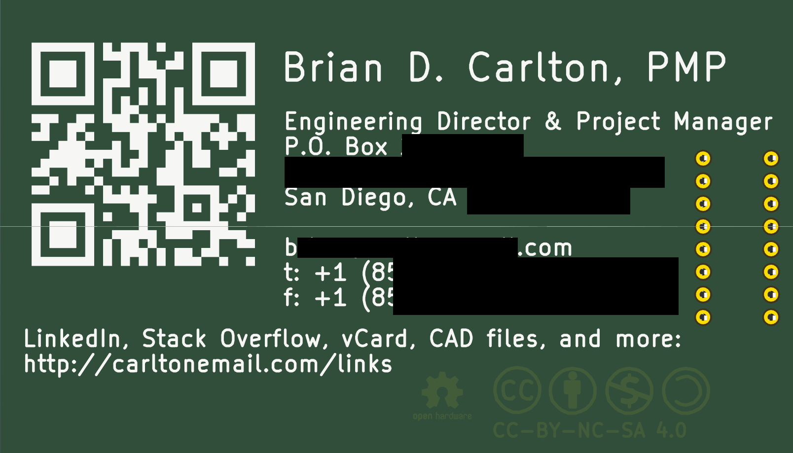 Image of front side of PCB