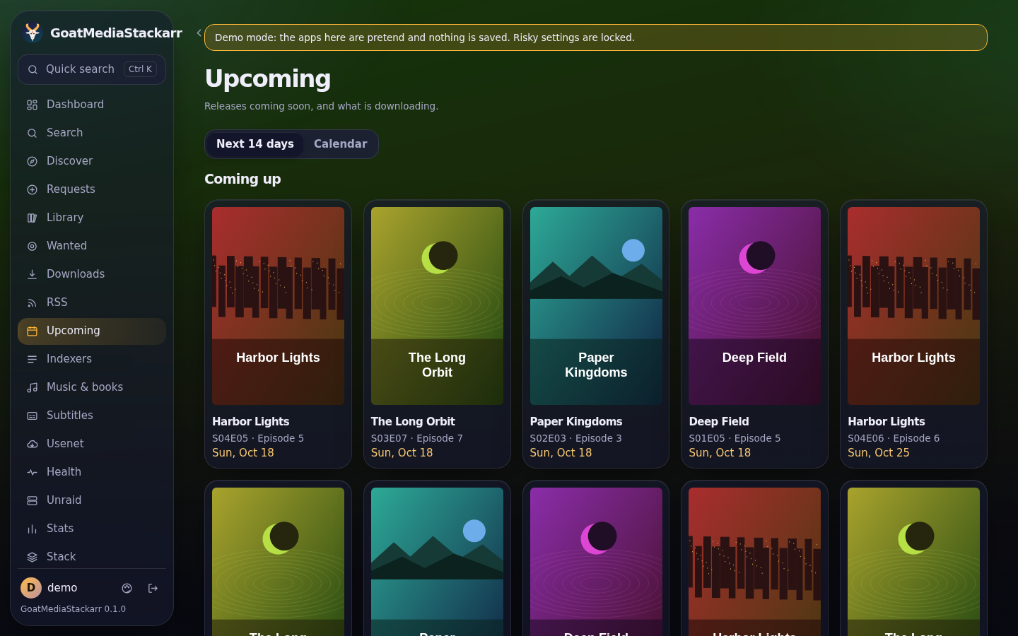 Upcoming