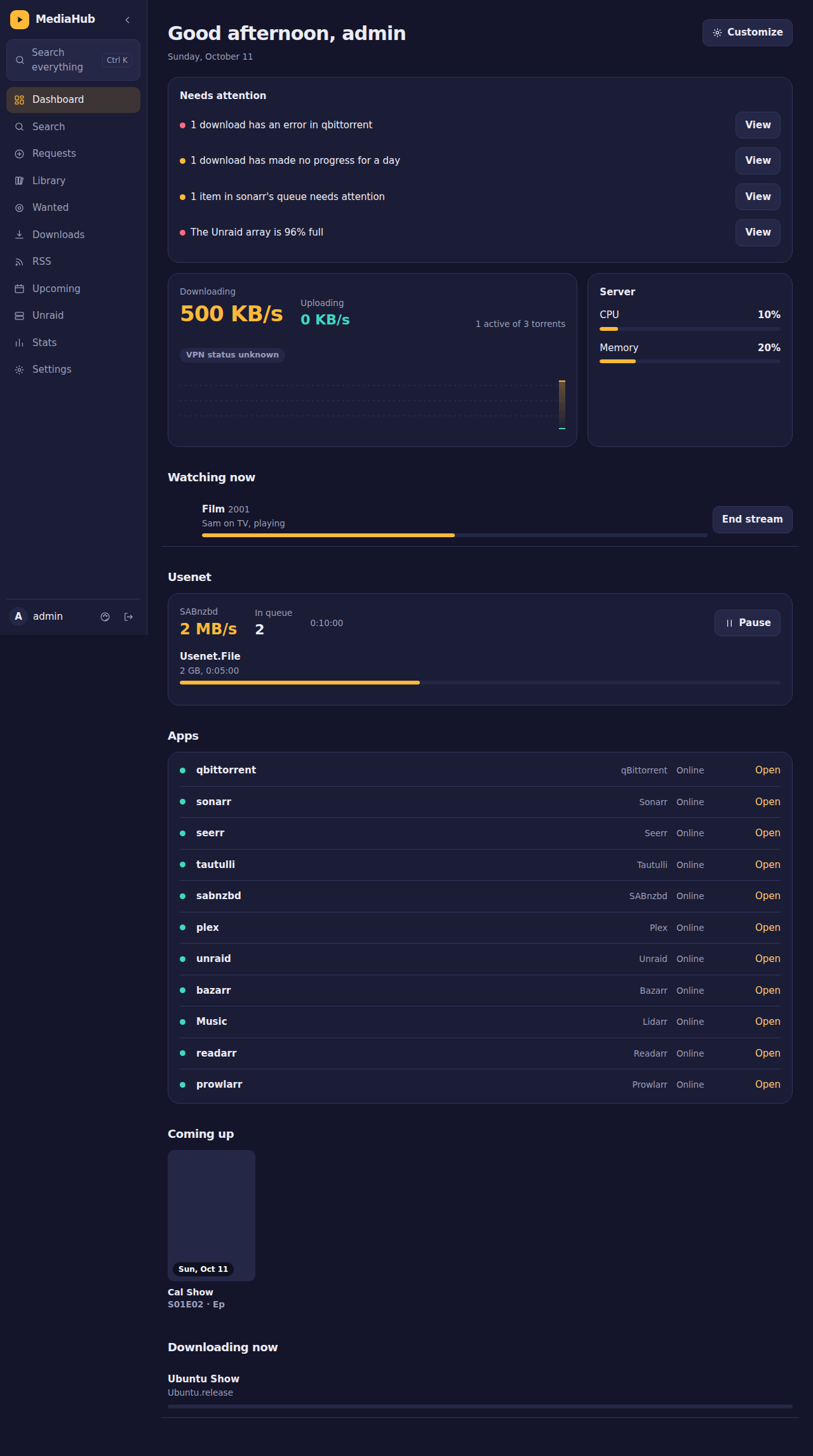 Dashboard