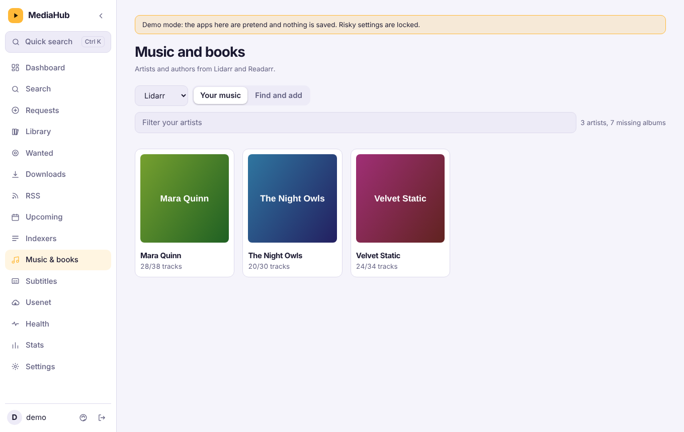 Music and books