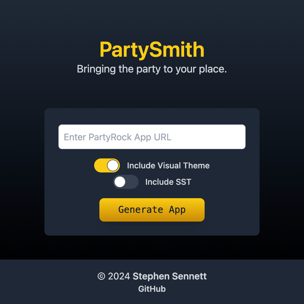 PartySmith Screenshot