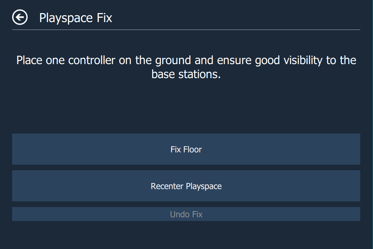 Playspace Fix Page