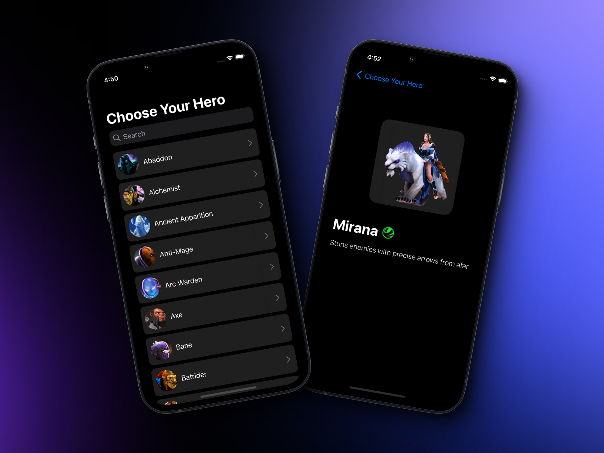 choose-your-hero-app