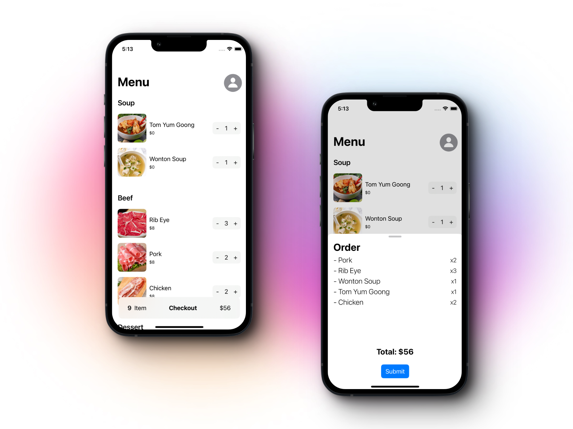 food-menu-app