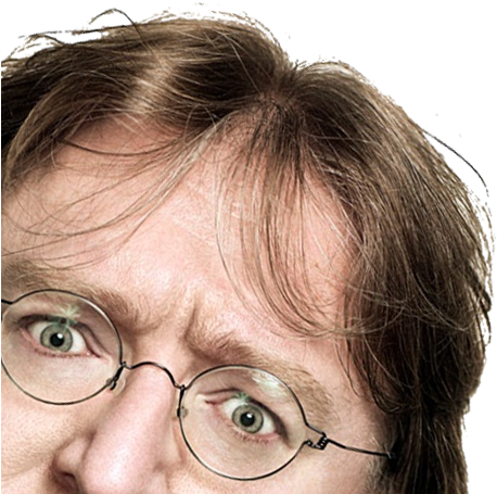 Gabe Newell Transparent@pngkey.com