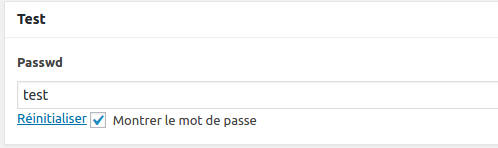 Show password