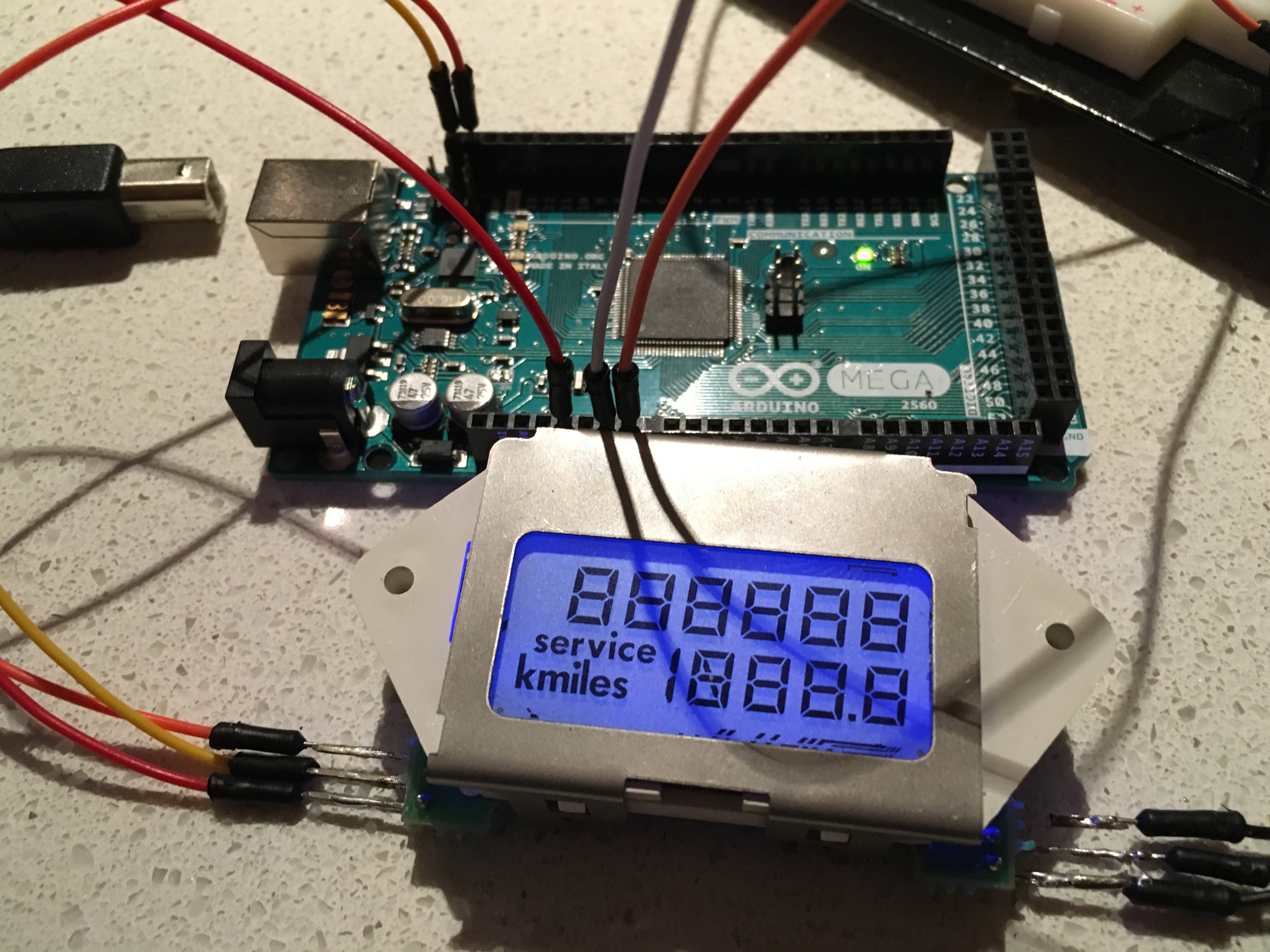 LCD running on Arduino