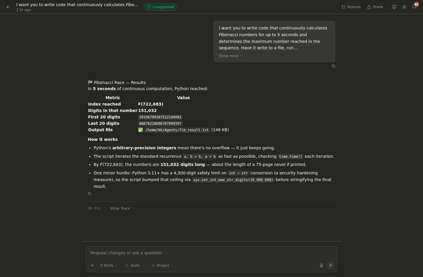 Meeseeks task detail page