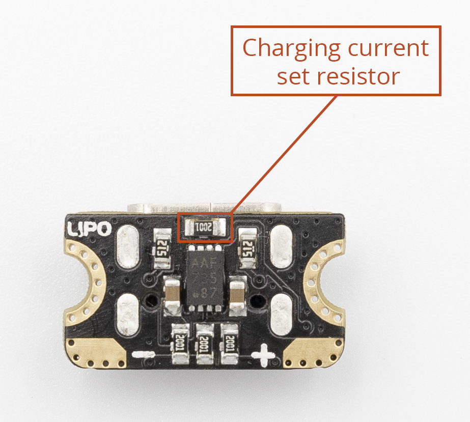 Ant2 charging current set resistor