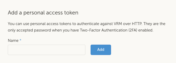 Generate access token