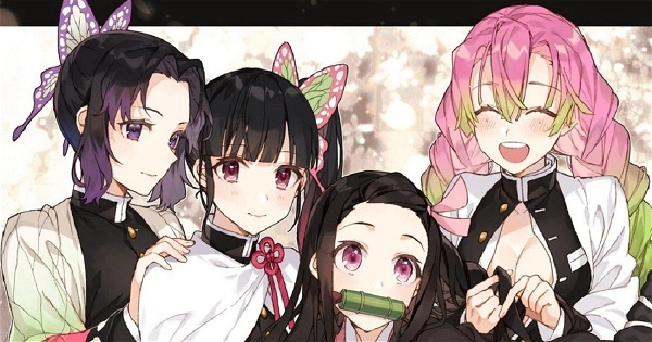 4 personagens do anime kimetsu no yaiba