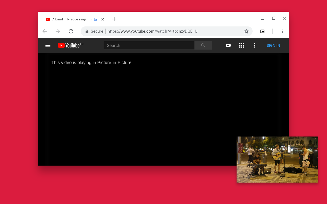Picture In Picture Chrome Extension