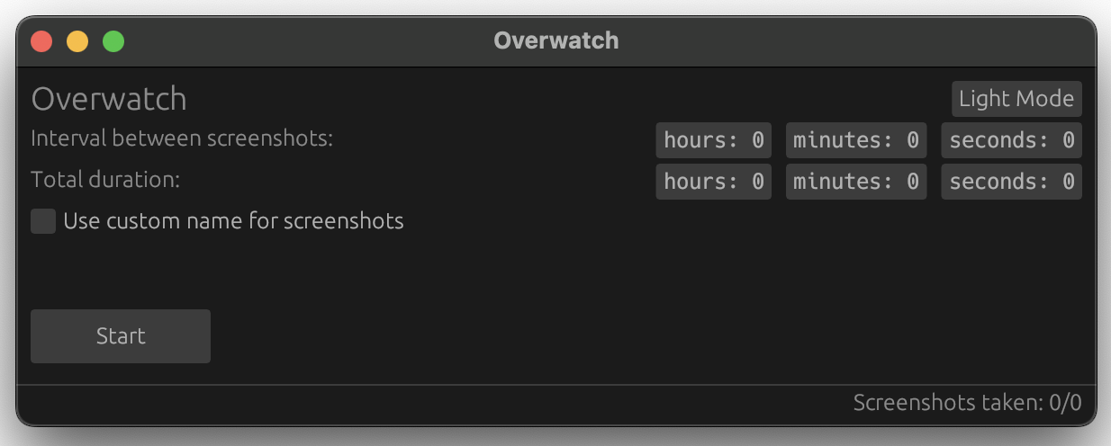 Overwatch Dark Mode