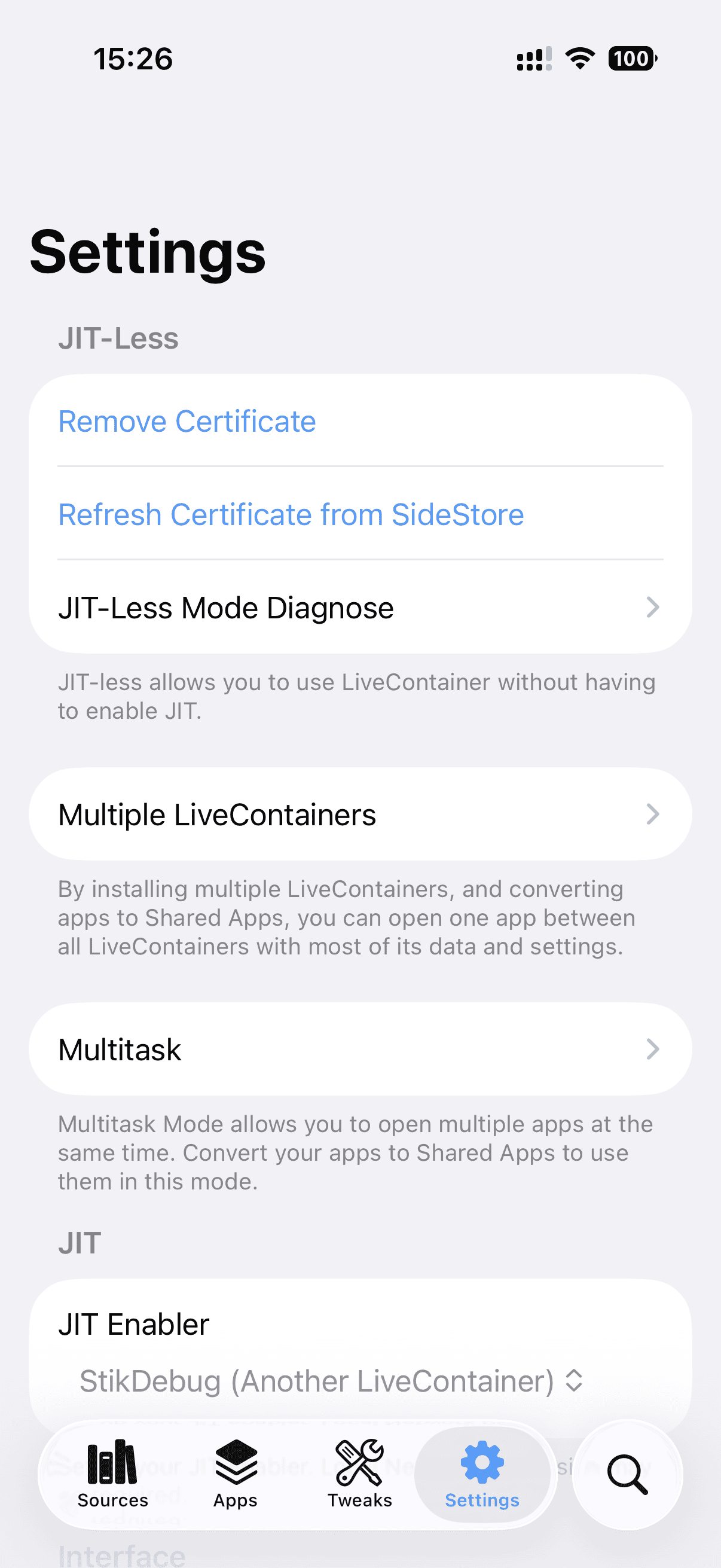 Screenshot 3 of LiveContainer+SideStore