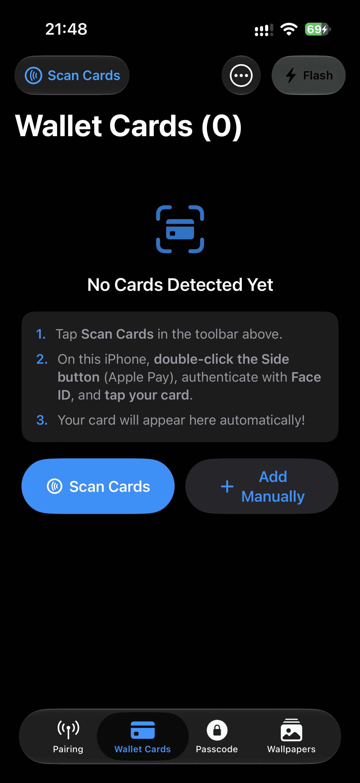 Screenshot 1 of AirCard-iOS